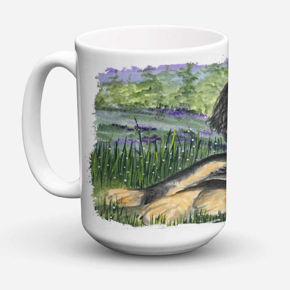Caroline's Treasures SS8026CM15 Gordon Setter Dishwasher Safe Microwavable Ceramic Coffee Mug 15 ounce, 15 ounce, multicolor