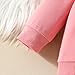 Yanmucy Toddler Baby Girl Clothes Lace Ruffle Cotton Pullovers Sweatshirt Long Sleeve Crewneck Sweatshirts Casual Jumper Top (US, Age, 6 Months, 9 Months, Pink)