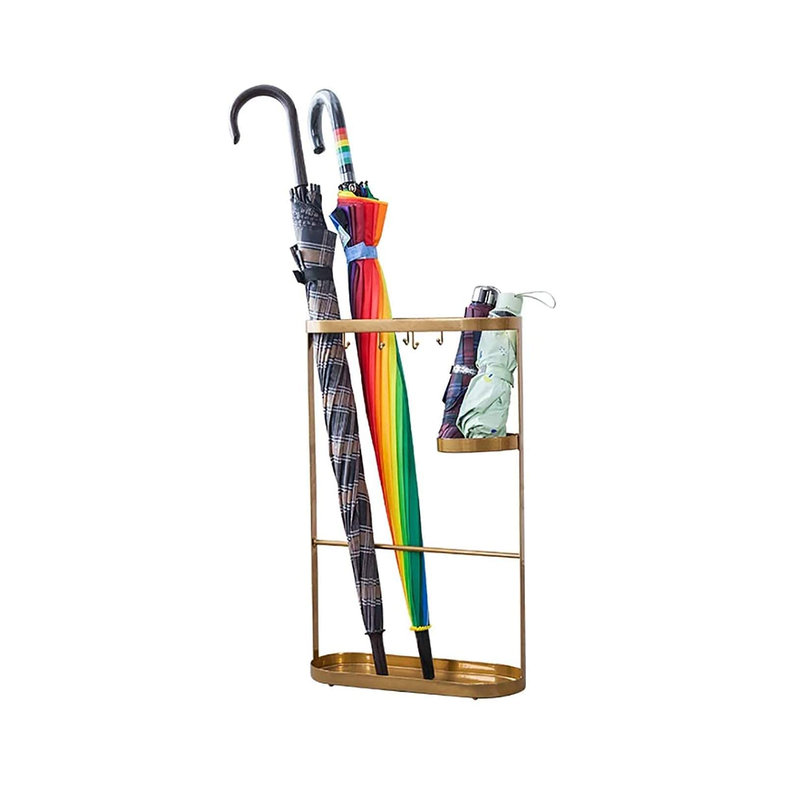 Porte-parapluie vintage doré pour sublimer l'entrée de votre maison les jours de pluie