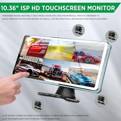 SLARY 6 Channel Dash Cam System