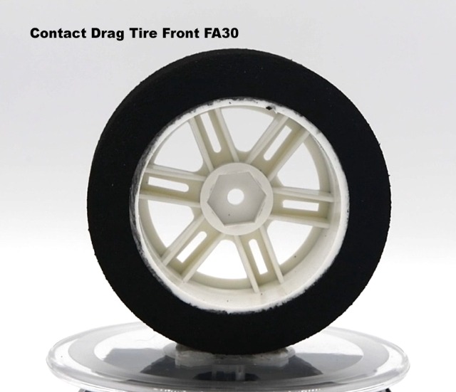 contact RC Racing Tyres 1/8セット　新品 Amazon.com: Contact RC JD30FA Front Drag Racing Tyres 1:10-32mm