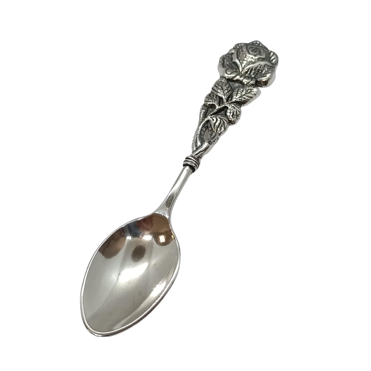 ち*き様   ROSE スプーン STERLING 925 Sterling Silver Rose Flower Spoon, 925 Hallmark, Nickel-Free