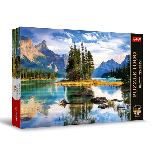 Trefl Premium Plus Quality - Puzzle Photo Odyssey: Spirit Island, Canada - 1000 pièces, Série de Photos Uniques, Pièces Parfaitement Assorties, pour Adultes et Enfants à partir de 12 Ans