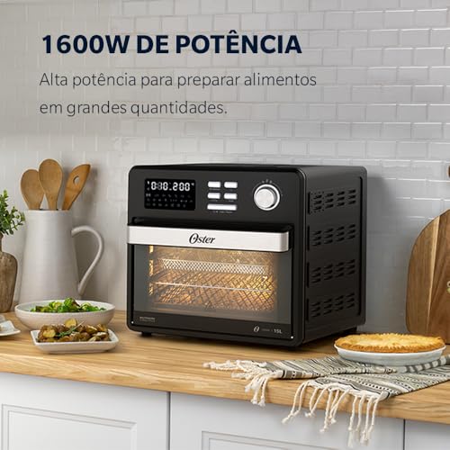 Oster Forno e Fryer 15L Multifunções Compact 10 em 1 OFOR160-127 - Imagem 8