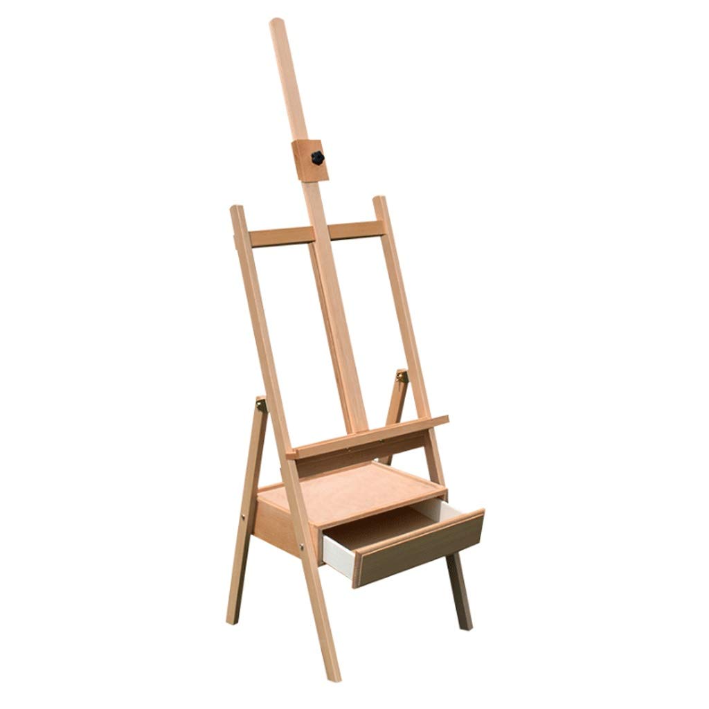 NGDFGR Easel Easel Drawer Easel Solid Sketch Paint Painting Box Floor Folding Easel Display Stand Table Easel,
