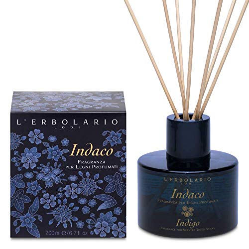 Natural Fragrance for Home Indigo Indaco Fragrance Diffuser For Home 200 ml by L'Erbolario