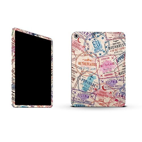 Image of MightySkins Carbon Fiber Skin Compatible with Apple iPad 10.9 inch 10th Gen (2022) Full Wrap Kit - Ive Been Everywhere | Protective, Durable Textured Carbon Fiber Finish | Easy to Apply | Made in The USA