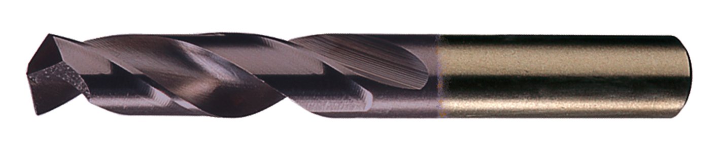 Chicago Latrobe 559TA Series Cobalt Steel Short Length Drill Bit, TiAlN Coated, Round Shank, 135 Degree Split Point, 5/16" Size, (Pack of 6)