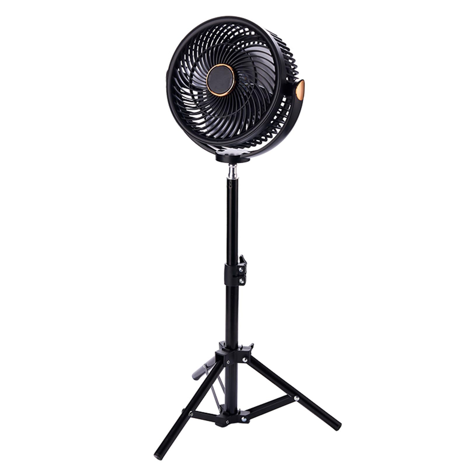 Ventilatore da Tavolo USB Ventilatore da Campeggio a Batteria Ricaricabile Dispositivo Raffreddamento a velocità Regolabile per postazioni Lavoro Tenda da Campeggio all ' Aperto