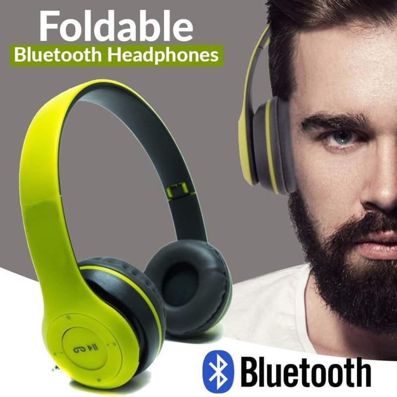 Image of P47 Wireless iC-06 Headphone with Mic & SD Card Slot Bluetooth Headset