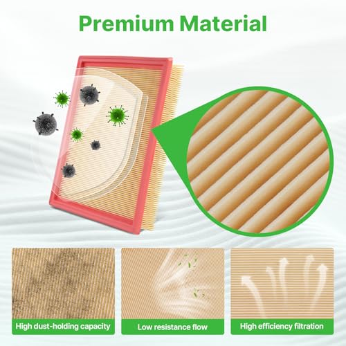 Image of 2PCS Engine Air Filters Fit for Nissan Pathfinder 2022-2025 2026, Infiniti QX60 3.5L 2022-2025 2026 Air Filter for My Car Replacement Engine Filter Automotive Accessories# 16546-6TA0A PA99868