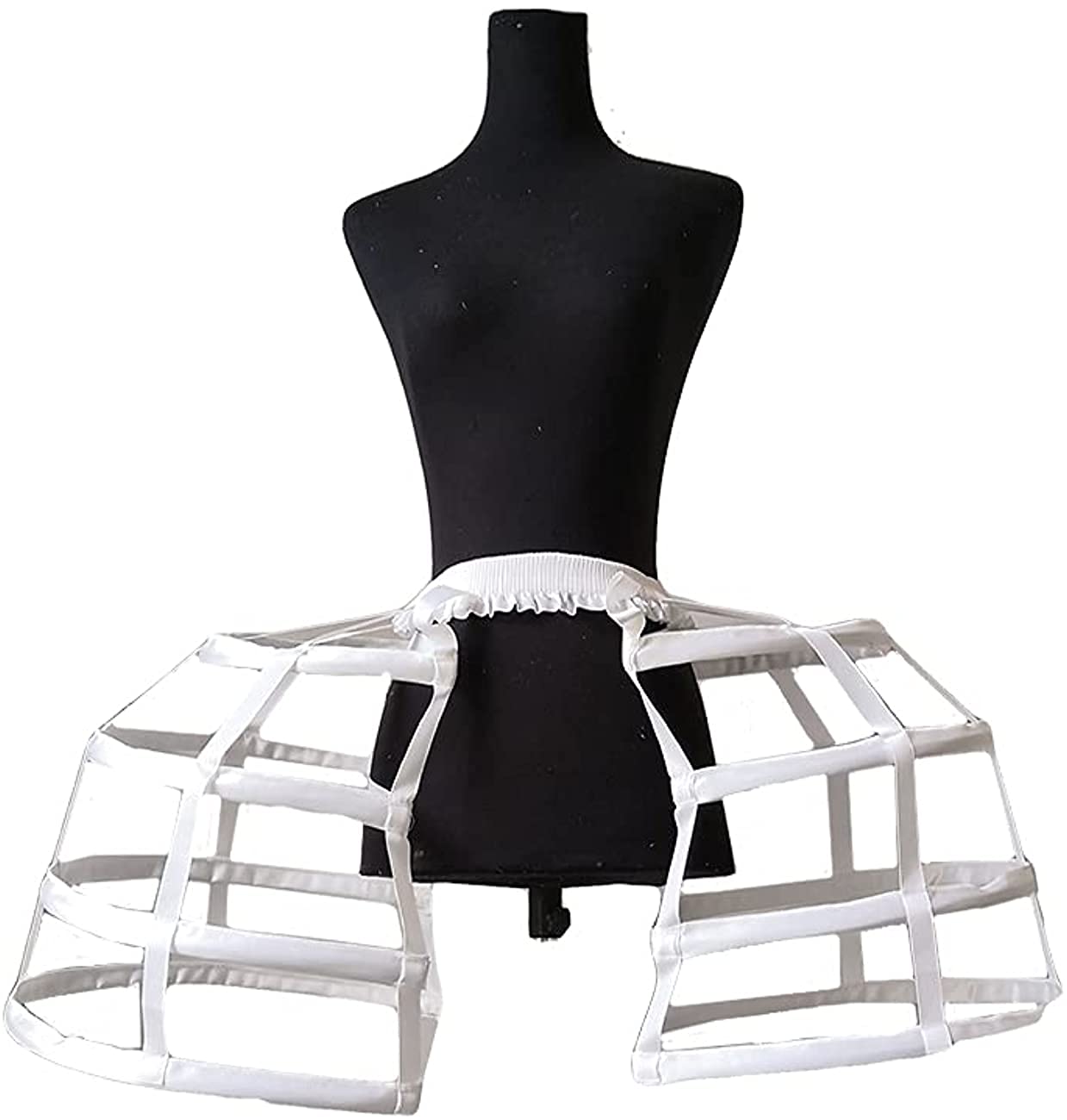 Petticoat Victorian Bustle Cage Hoop Rock Cage Falda para mujer