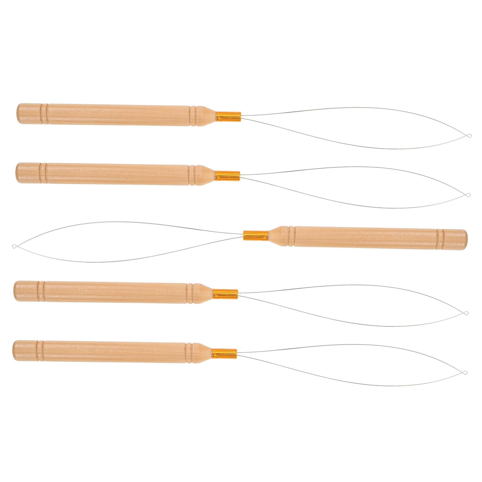 BEBEMOKO 5Pcs Bead Threading Tool Handle Sewing Bead Threader for Jewelry Making Bead Tools for Efficient Stringing and Crafting Projects