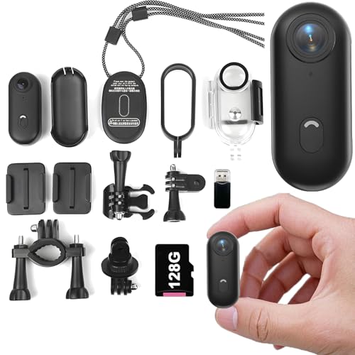 Galatee 4k Mini Body Camera WiFi 1080P Black-128G