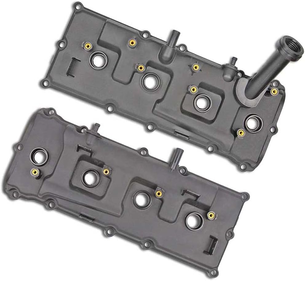 13264-7S000,13264-7S010,13264-ZE00A,13264-ZE01A,VK56DE V8 5.6L Engine Valve Cover Set with Bolts,Compatibles for Infiniti QX56 2004–2010,Compatibles for Nissan Armada 2005–2015