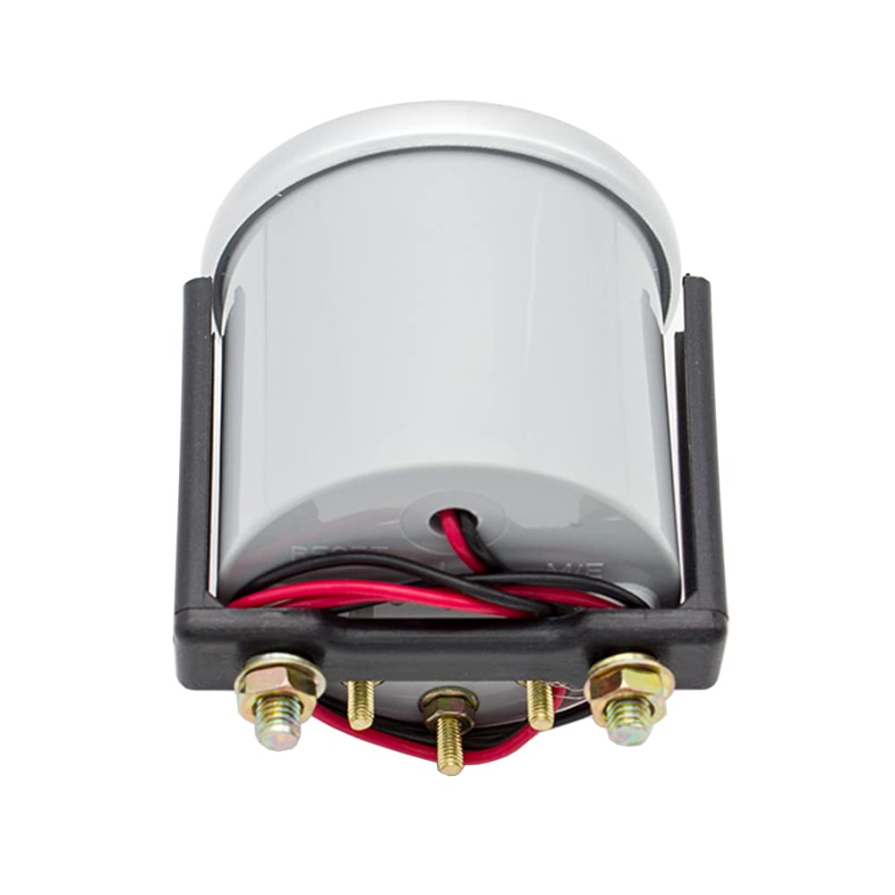 ETOPARS 52mm Motore Auto Kit Calibro Manometro dell'olio Frantoio Puntatore Indicatore Luminoso a LED Bianca Display Universale Fumo Tinta Len
