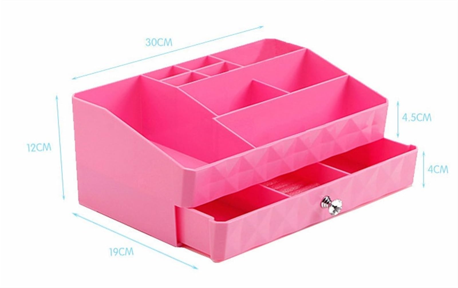 Organizer do Makijażu Elegancki Pudełko Do Przechowywania Kosmetyków Plastikowe Makijażu Pomarańczowe Z Szufladką Na Produkty Pielęgnacji Skóry Pojemnik na Kosmetyki
