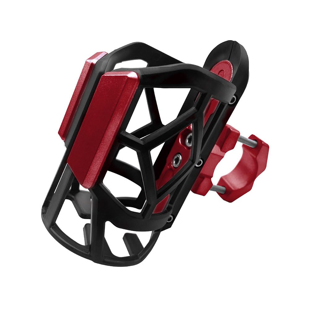 Motorbike Drinks Holder for XADV X ADV 750 X ADV, Handlebar Mount Water Bottle Cage, Clamp-On Beverage Cup Bracket Rack Motorcycling Accessory,Red