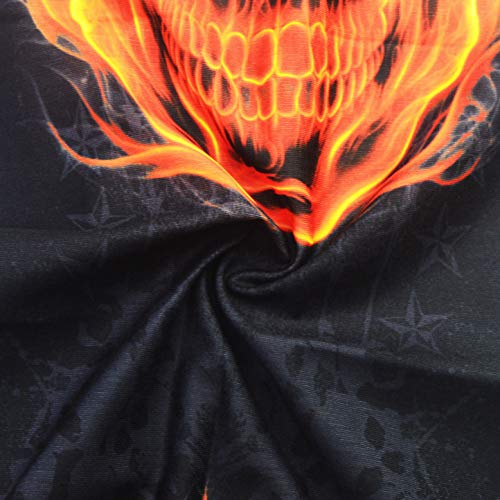 Image of Obacle Skull Face Mask Half for Dust Wind UV Sun Protection Seamless 3D Tube Mask Bandana for Men Women Durable Thin Breathable Skeleton Mask Motorcycle Riding Biker Fishing Cycling Sports Festival