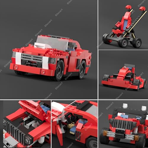 Image of Swift Architect 20-in-1 STEM Building Blocks Set - 278+ PCS Educational Construction Kit for Kids | Multi-Model Racing Car, Bike, Jeep, SUV Builder Toy | Creative DIY Engineering Blocks