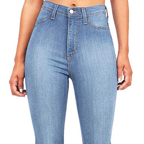 FRMUIC Women's Flare Bell Bottom Jeans High Waisted Wide Leg Curvy Bootcut Jeans Stretchy Skinny Denim Pants4