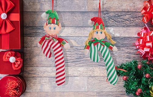 12-in-Length-Elves-Boy-Girl-Plush-Sticks-Christmas-Tree-Hanging-Ornaments-Decor-Plush-Stuffed-Doll-for-Christmas-PartyFestive-DecorHome-DecorGift-Exchange-Set-of-2 12 in Length Elves Boy Girl Plush Sticks Christmas Tree Hanging Ornaments Decor Plush Stuffed Doll for Christmas PartyFestive DecorHome DecorGift Exchange Set of 2