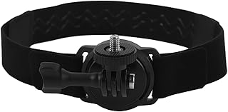 Universal Head Cam Mount, First Person View Video Outdoor Live Shooting Magnetic Snap Bracket, Action Camera Head Strap for Insta360, for Action, for Pocket, etc.