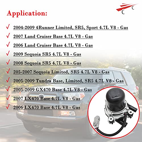Okay Motor Secondary Air Pump For 2004-2009 4Runner Land Cruiser Sequoia Tundra Lexus Gx470 Lx470 4.7L 17610-0C010 #TOP1
