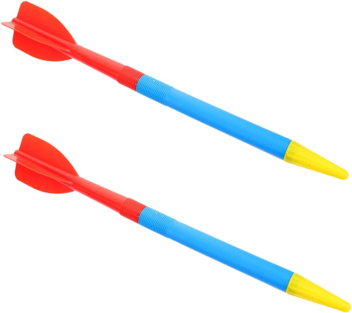Hemoton 2pcs Reusable Training Javelin Props Soft Plastic Javelins for Boys and Girls for Sports Training