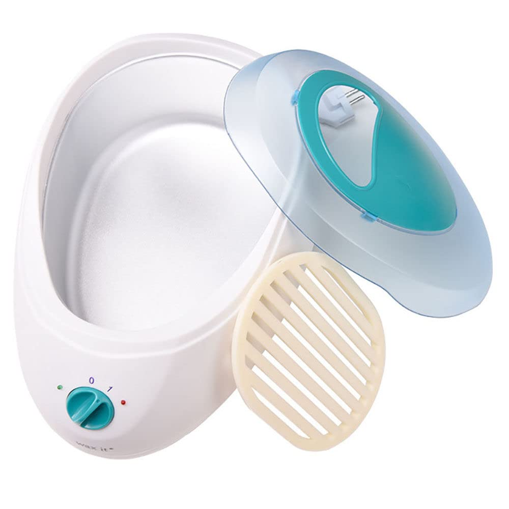 Bagni Di Paraffina Da 200 W 3 Litri Con Scudo Termico, Bagno Di Cera Di Paraffina Per Mani E Piedi, Si Prende Cura Della Pelle Ruvida, Secca O Stressata,Per Uso Domestico Nel Salone Di Bellezza,Blue