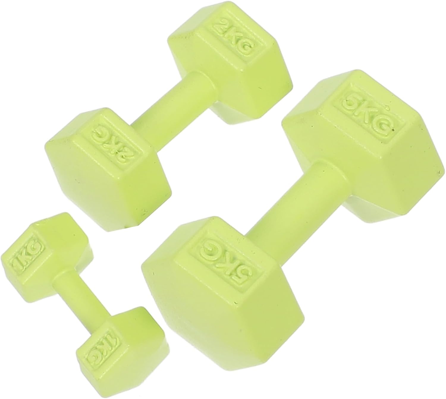 Yardwe 3Pcs Mini Dumbbell Dollhouse Accessories Alloy Miniature Sports Dumbbell Ornaments Lightweight Tiny for Bedroom