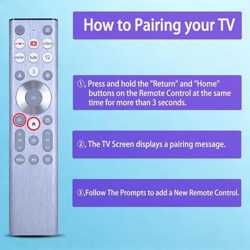 Télécommande Hisense pour TV Mini-LED et ULED 4K de rechange - 7