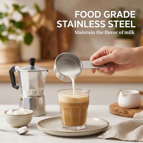 Medidor 1/4 Taza 60 ml Acero Inoxidable 2 Pcs miniatura 6