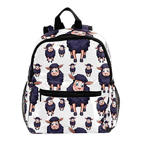 Sac à dos pour garçons et filles avec motif petit caneton mignon du jardin multicolore de 30 cm