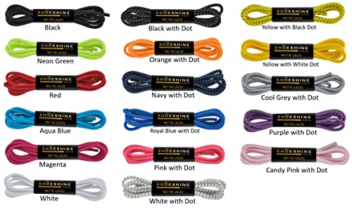 Image of SHOESHINE Fine Quality Shoe Laces for Sport Shoes and Sneakers - 6 Pairs Shoelaces (1 Pair of each color) flat laces for Men shoes and women shoes