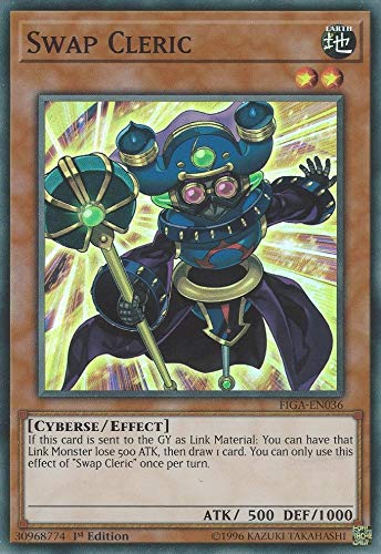 Amazon.com: Yu-Gi-Oh! - Swap Cleric - FIGA-EN036 - Super Rare