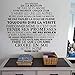 Produktbild Aufkleber Französisch Zitieren Haus Regel Vinyl Wandaufkleber Aufkleber Runde Wandbild Wandkunst Tapete Wohnzimmer Wohnkultur g1 50x50 cm