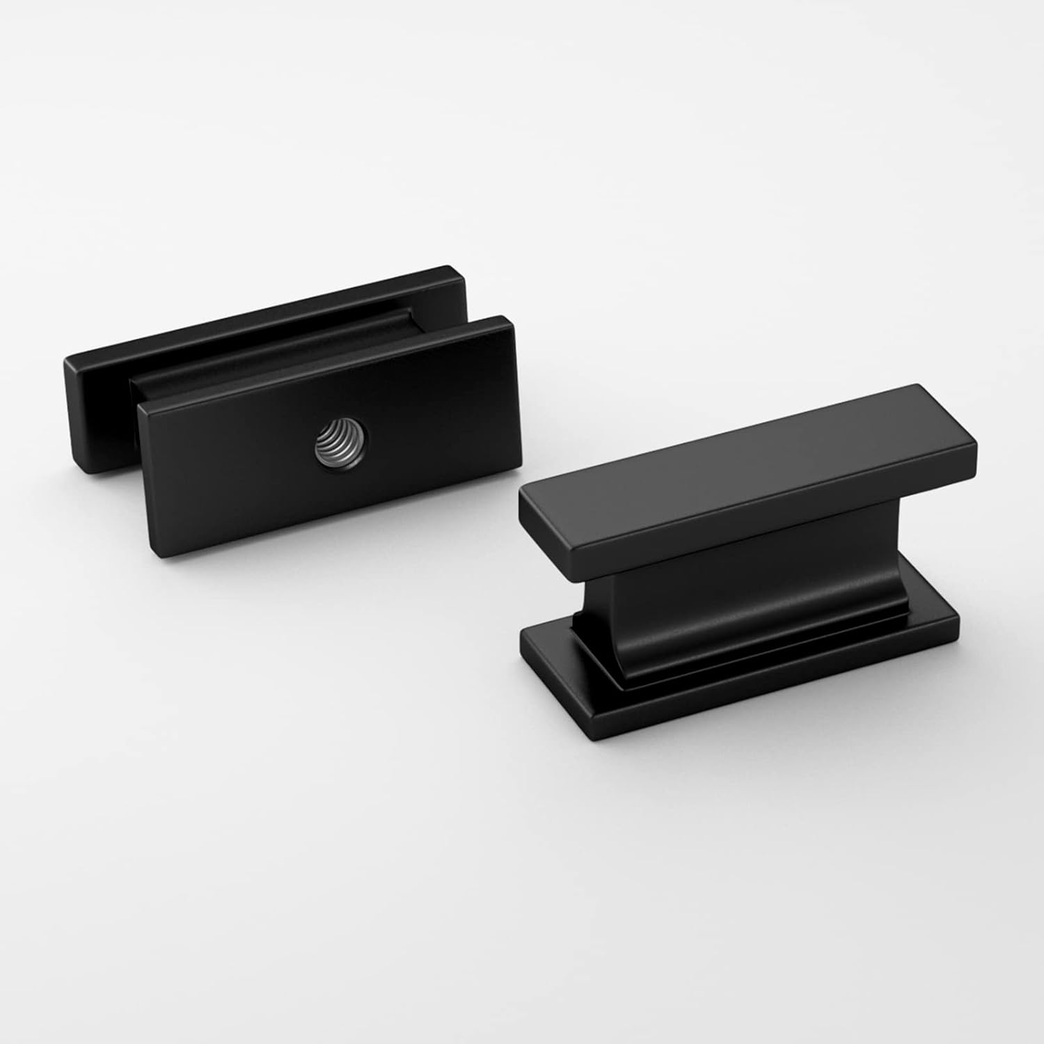 goldenwarm 5pack Black Knobs Black Knobs 1.4inch Single Hole