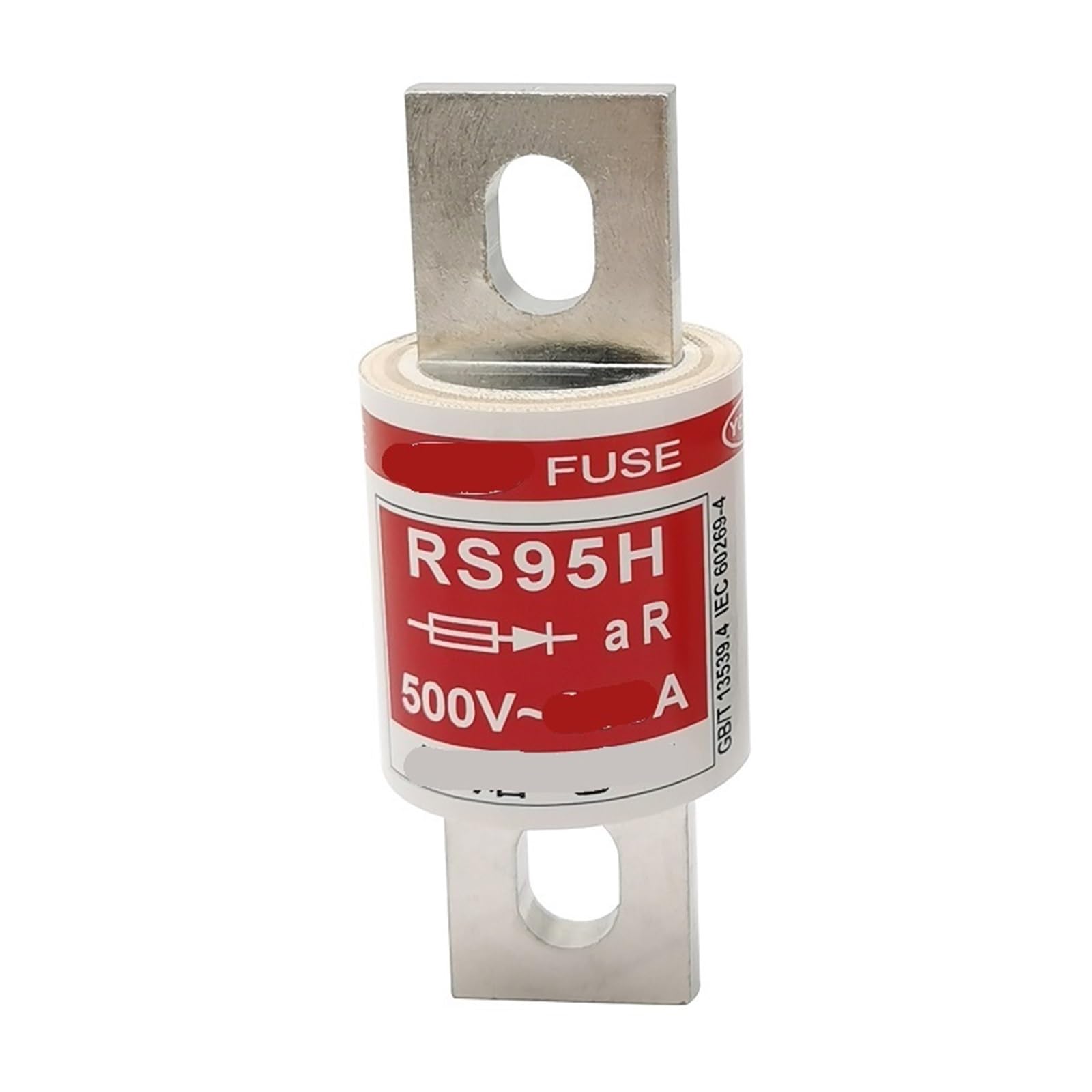 Fusible rapide RS95H 225A cartouche cylindrique et noyau de rechange électrique