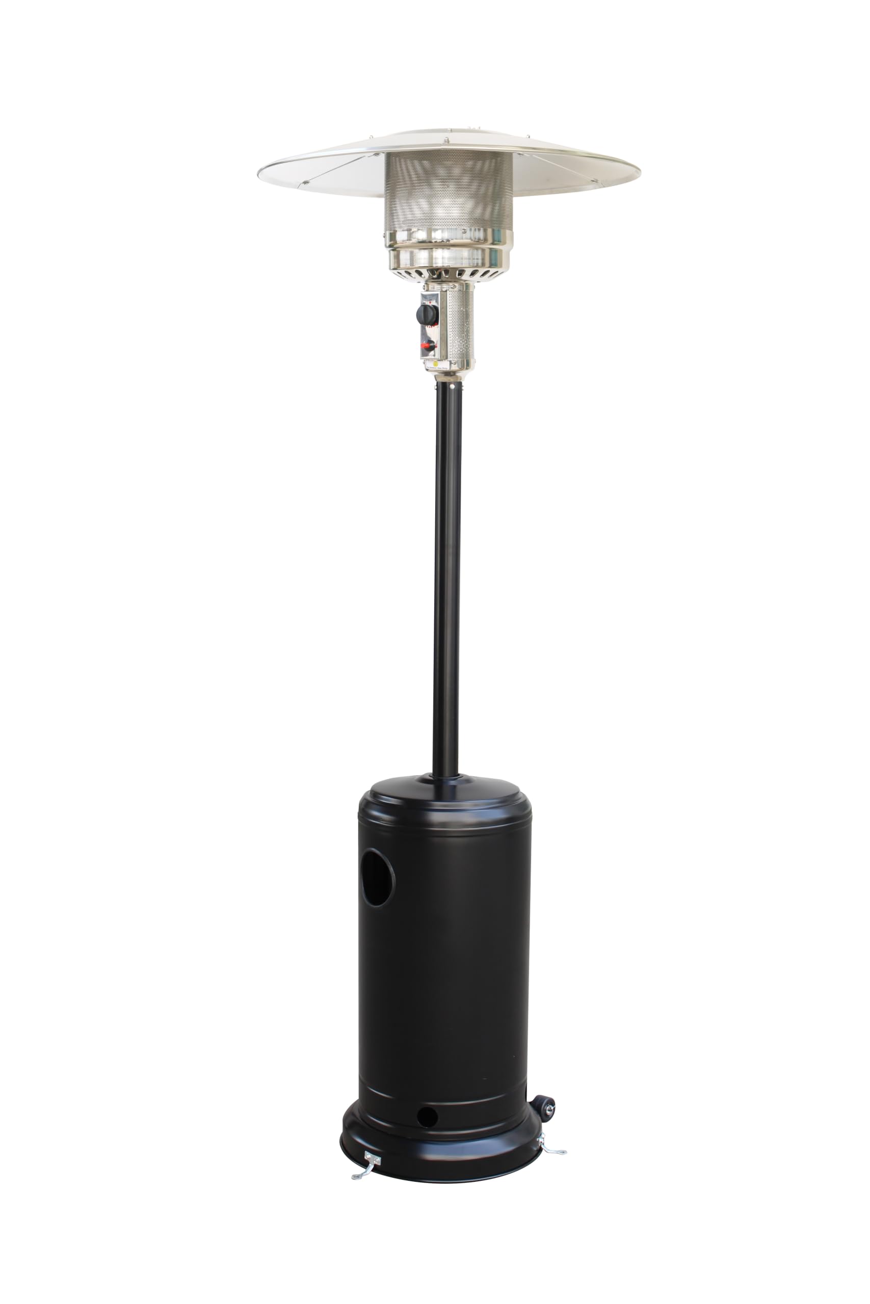Dr. C Stufa a Gas da Esterno Fungo Nera 13 kW h 224 cm