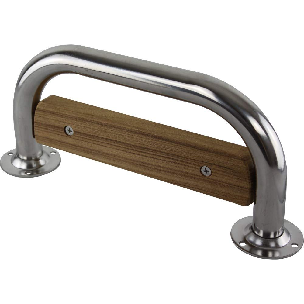 CAPE HORN Marche INOX et Teck - 270 x 130 mm