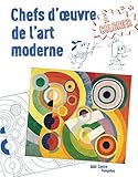  chefs d\'oeuvre de l\'art moderne a colorier