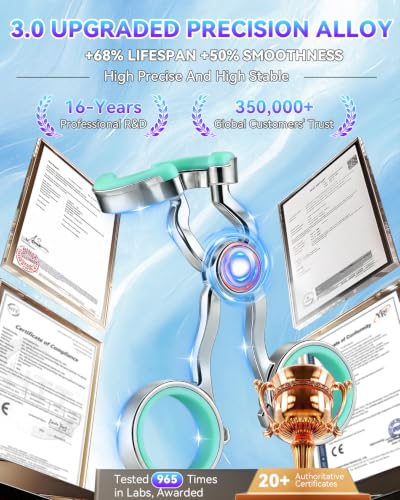 Image of 2026 Upgraded Contact Lens Applicator Tool【3-Step Easy Wear】【3.0 Precision Alloy & Natural Silicone】 0 Shift, Ultra-Smooth Lens Insertion Removal Kit for Home Travel Use (Green)