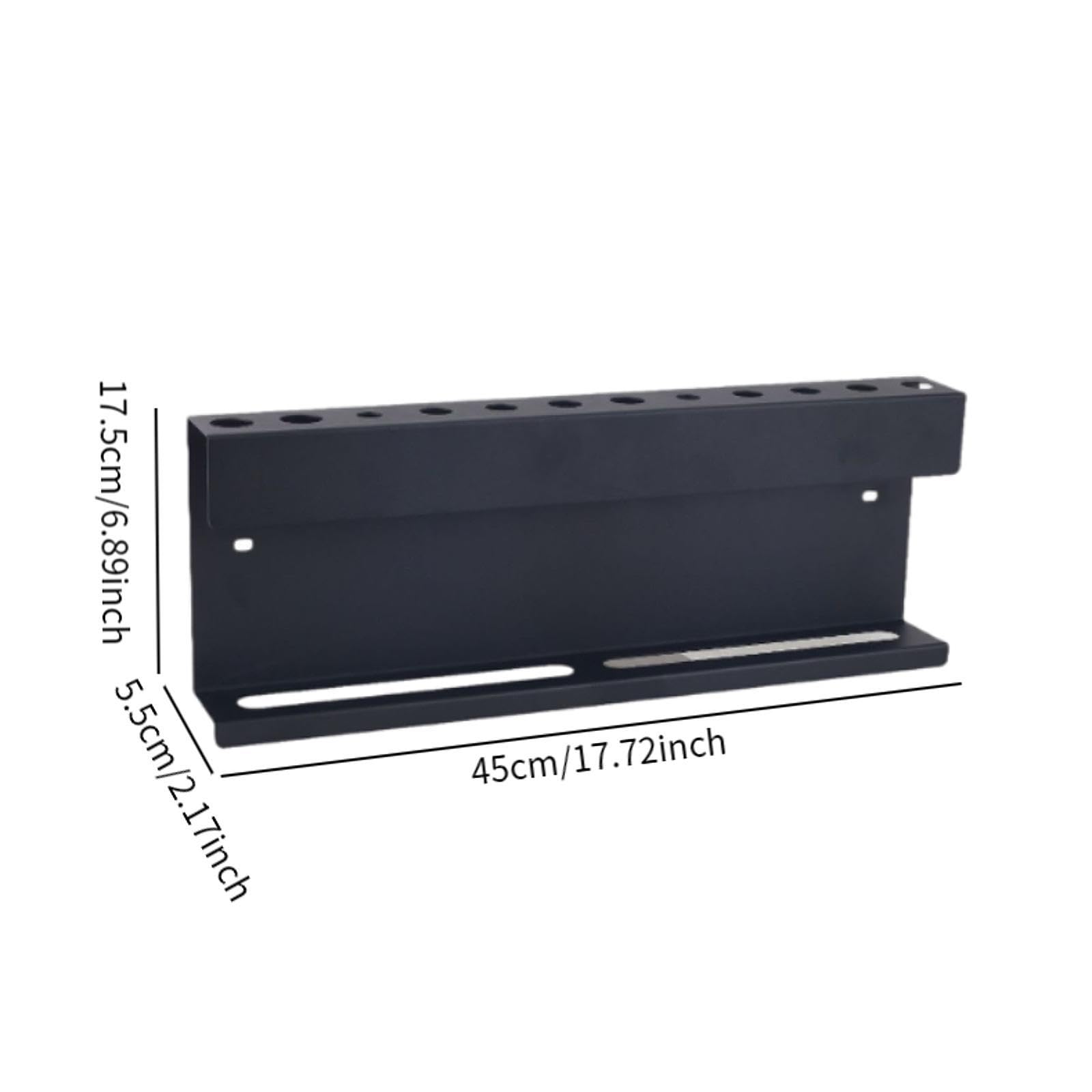 Schwarzer Halter für 12 Autopflege Pinsel
