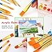 30 PCS Acrylic Paint Brushes Set (3×10 Pack), All-Levels Artist Paint Brushes for Acrylic, Watercolor, Oil Painting - Fine Detailing with Durable Nylon Bristles, Kid-Friendly & Classroom Supplies