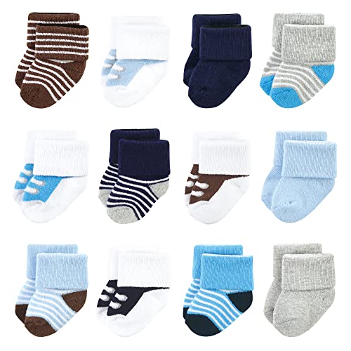 Image of Luvable Friends Unisex Baby Newborn and Baby Terry Socks