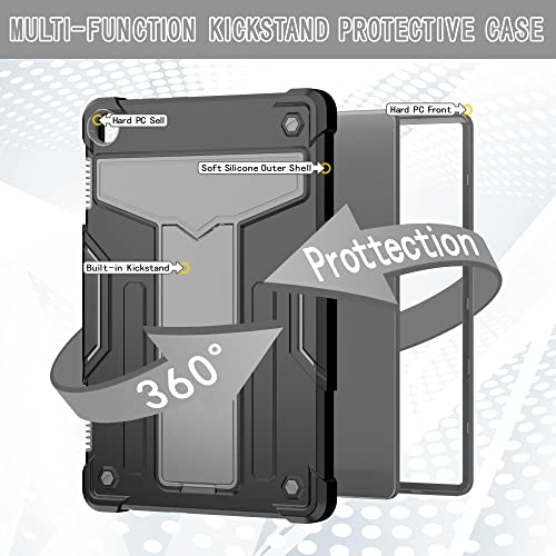 Coque Lenovo Tab M10 3ème gén Antichoc avec Support Bureau