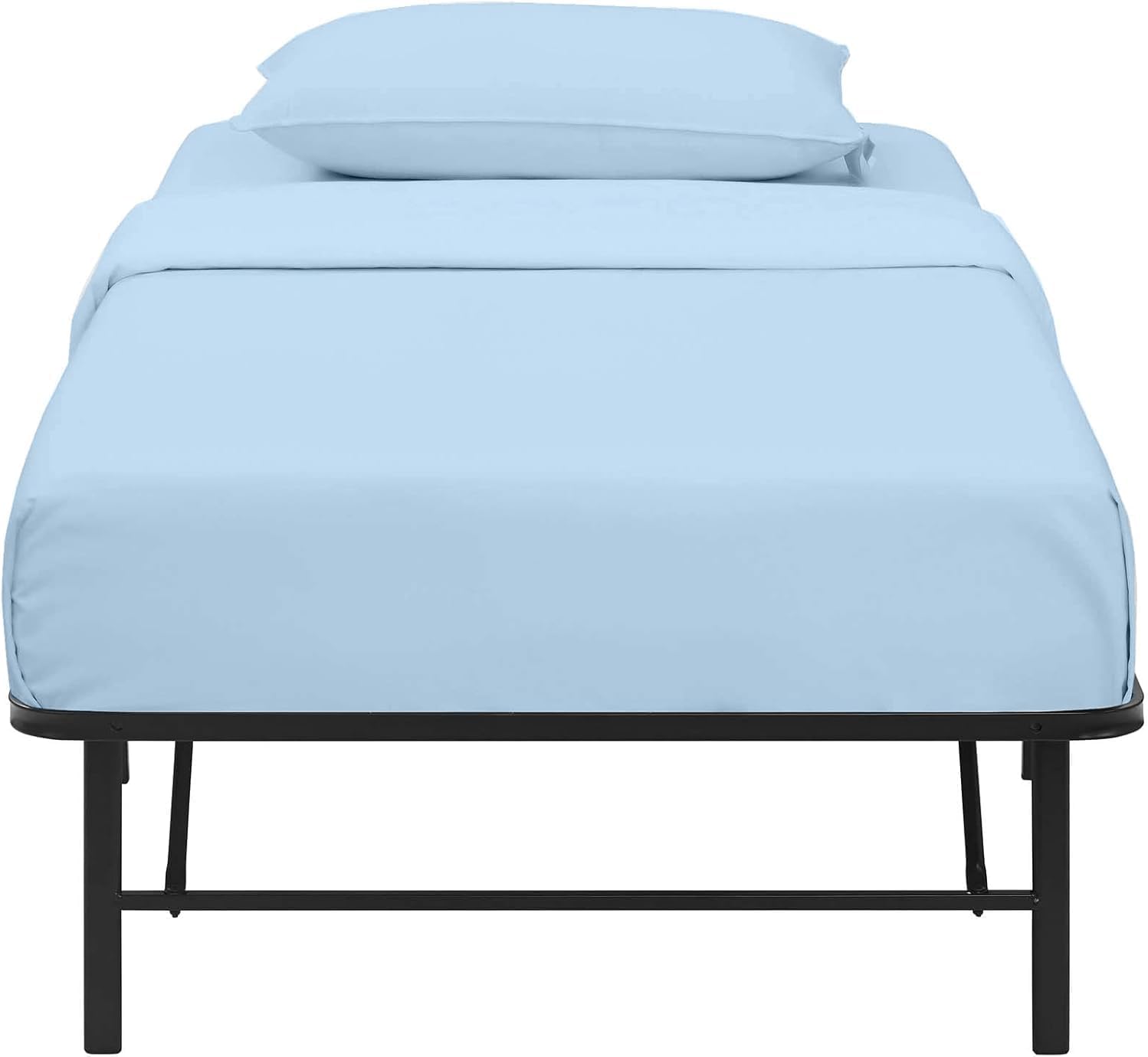 Cot Sheets 25x75 - 4-Piece Cot Bedding Set for Narrow Twin, RV Bunk, Camping Bed, Guest Bed & Trifold Mattress – Soft Breathable Microfiber, 4-8" Deep Pocket, Durable & Wrinkle-Resistant, White