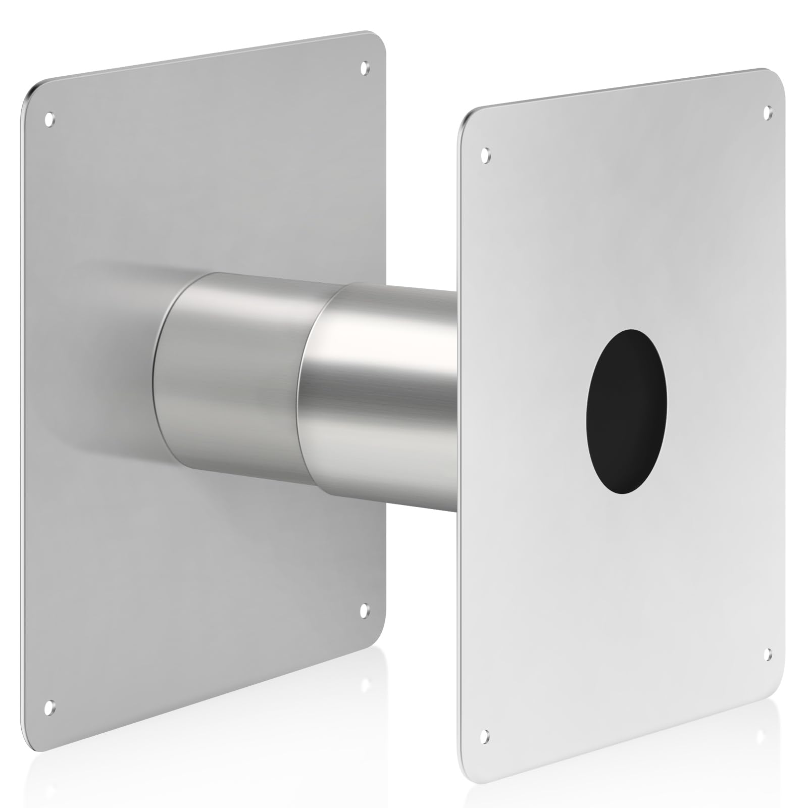 Dé à coudre mural 5,9 cm inox pour tuyau échappement chauffe-eau gaz
