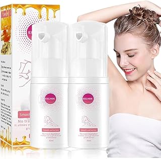 Hair Removal Spray, Beeswax Hair Removal Mousse, Hair Removal Foam Spray, Hair Remover Spray, Gentle Beeswax Hair Removal Mousse, Moisturizing Hair Removal Spray for Women (30ml 2pcs)